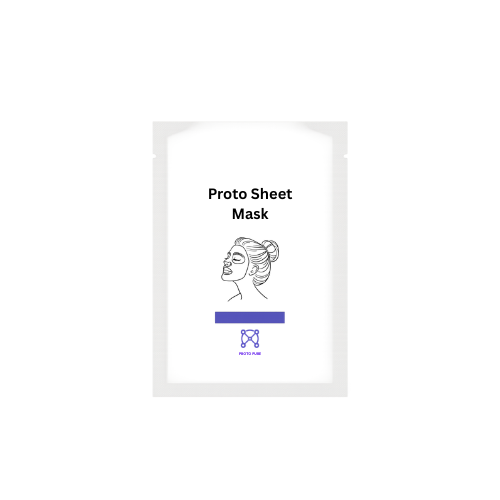 Proto Sheet Mask - Radiance Boost Face Mask – Deep Nourishment & Glow
